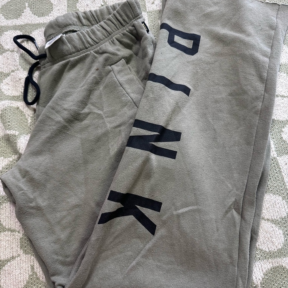 Pink sweat pants